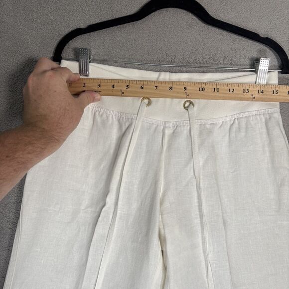 Lilly Pulitzer Women’s Pants Size M The Beach Pant Linen Wide Leg Beach‎ Resort - Picture 5 of 16